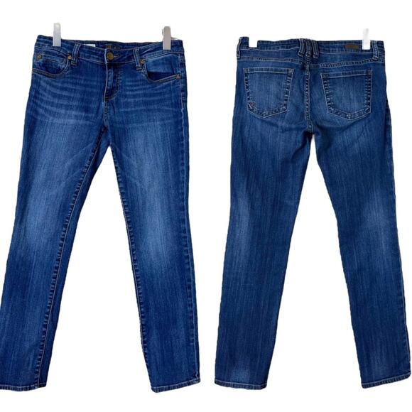 Kut from the Kloth Jeans Boyfriend Mid Rise Medium Wash Women’s Size 4P Petite - Picture 7 of 7